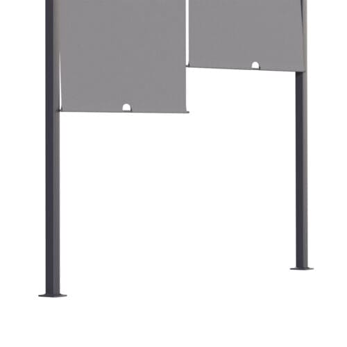 Image of an Outsunny 3m x 4m Metal Pergola with Retractable Roof and LED Lights, Dark Grey