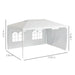 Image of an Outsunny 3x4 Gazebo With Sides, White