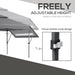 Image of Outsunny 5m x 3m Pop Up Gazebo with Extending Dual Awnings, Grey