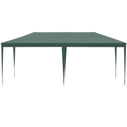 Image of an Outsunny 6x3 Gazebo With Sides, Dark Green