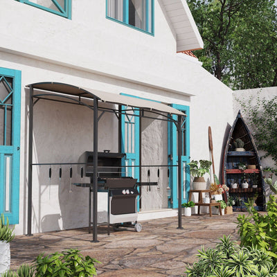 Image of an Outsunny Barbecue Canopy, Beige