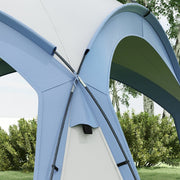 Image of an Outsunny Camping Dome Shelter, 3.5 x 3.5M, Blue