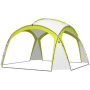 Image of an Outsunny Camping Dome Shelter, 3.5 x 3.5M, Green