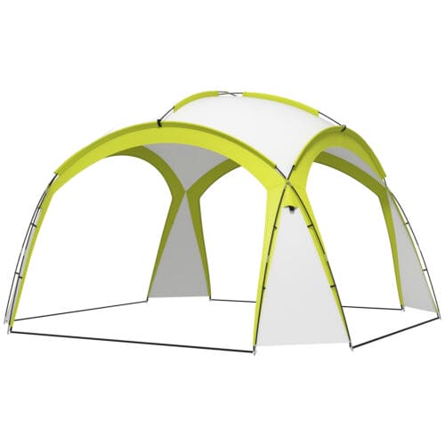 Image of an Outsunny Camping Dome Shelter, 3.5 x 3.5M, Green