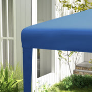 Image of an Outsunny Canopy For Patio, 2.7m x 2.7m, Blue