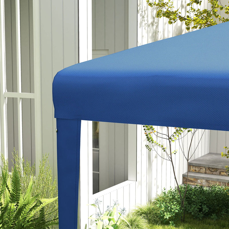 Image of an Outsunny Canopy For Patio, 2.7m x 2.7m, Blue