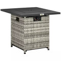 Fire Pit Table Outsunny