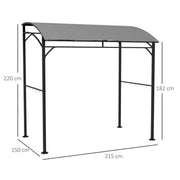 Image of an Outsunny Gazebo For BBQ, Grey