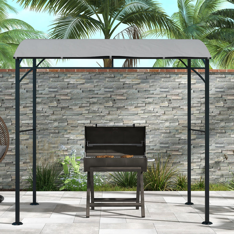 Image of an Outsunny Gazebo For BBQ, Grey