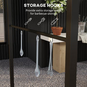 Image of an Outsunny Gazebo For BBQ, Grey