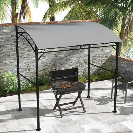 Image of an Outsunny Gazebo For BBQ, Grey