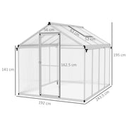 Image of a polycarbonate greenhouse 