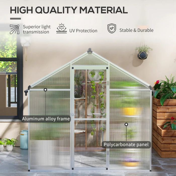 Image of a polycarbonate greenhouse 