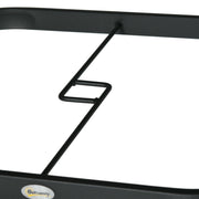 Image of an Outsunny 4 Seater Patio Dining Set, Black