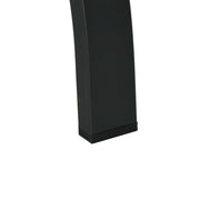 Image of an Outsunny 4 Seater Patio Dining Set, Black