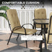 Image of an Outsunny 6 Seat Patio Dining Set, Beige