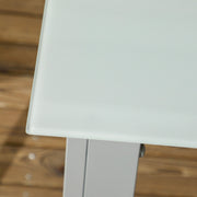 Image of Outsunny 6 Seat Patio Dining Set, Rectangular Table, 