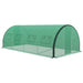 Image of a Green Outsunny Poly Tunnel Greenhouse