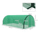 Image of a Green Outsunny Poly Tunnel Greenhouse