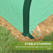 Image of a Green Outsunny Poly Tunnel Greenhouse