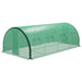 Image of a Green Outsunny Poly Tunnel Greenhouse