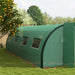 Image of a Green Outsunny Poly Tunnel Greenhouse