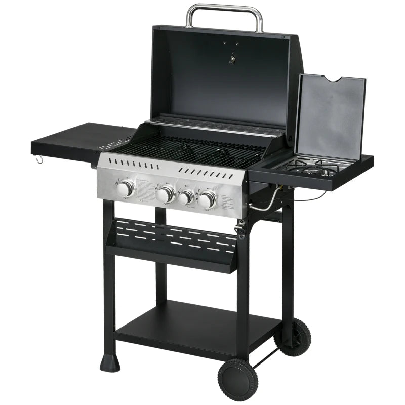 Gas BBQ 3 Burner With Side Burner