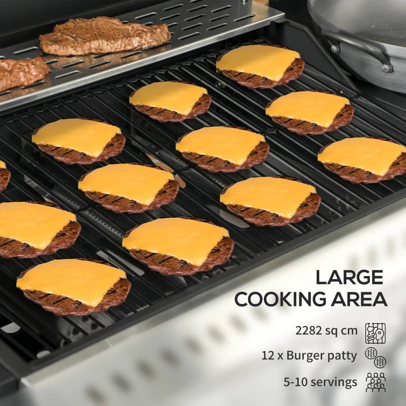 Gas BBQ 3 Burner With Side Burner