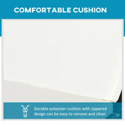 Image of a rattan sun lounger