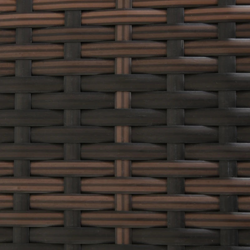 Image of a rattan sun lounger