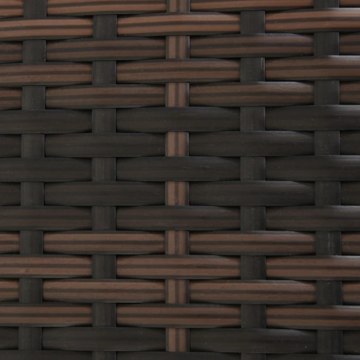 Image of a rattan sun lounger