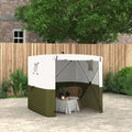 Image of an Outsunny Small Lightweight Pop Up Gazebo With Sides, 2x2m, Green