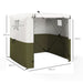 Image of an Outsunny Small Lightweight Pop Up Gazebo With Sides, 2x2m, Green