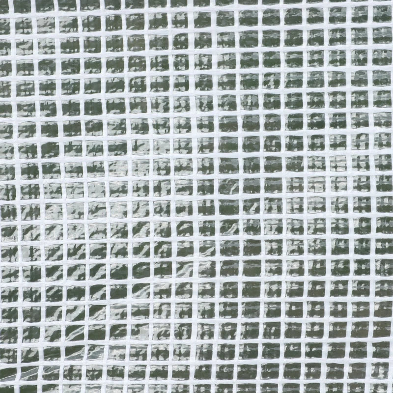 Image of a small white walk in Outsunny greenhouse 3 by 2 meters