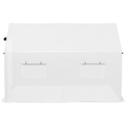 Image of a small white walk in Outsunny greenhouse 3 by 2 meters