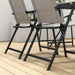 Outsunny 6 Seater Patio Dining Set With Umbrella Hole