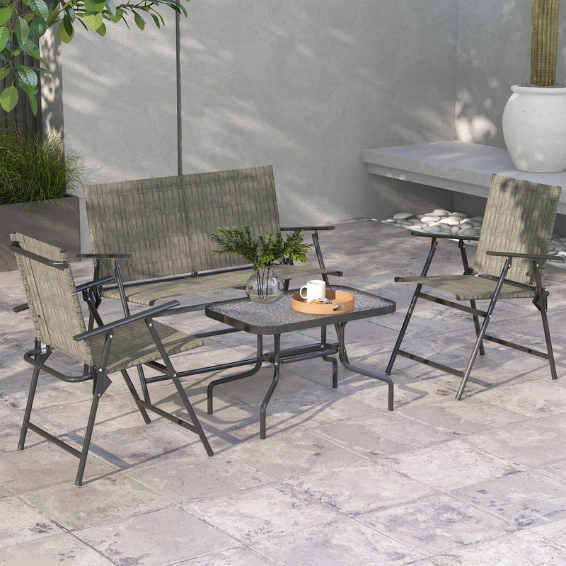 Image of an Outsunny Outdoor Patio Conversation Set