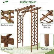 Outdoor dining table with weather-resistant surface for garden use grey AOSOM