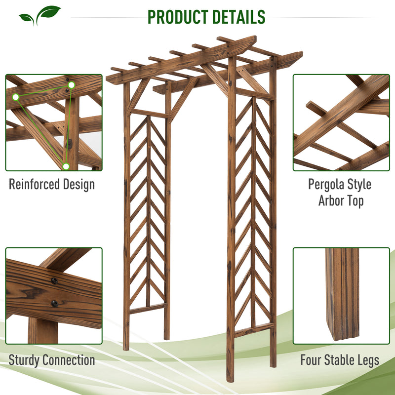 Outdoor dining table with weather-resistant surface for garden use grey AOSOM
