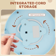 3kW Rapid Boil Electric Kettle With Honeycomb Design Ideal For Kitchens, Light Blue