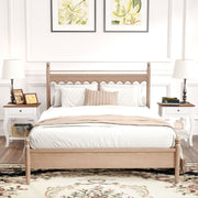 2 Piece French Style Bedside Tables with Drawer and Shelf for Bedroom or Lounge White