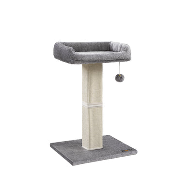 Tall Cat Scratching Post with Sisal Rope and Sturdy Base for Indoor Cats by Feandrea