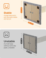 Tall Cat Scratching Post with Sisal Rope and Sturdy Base for Indoor Cats by Feandrea