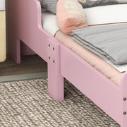 Toddler Princess Bed Frame With Cloud Design For Kids Bedroom 143 x 74cm, Pink