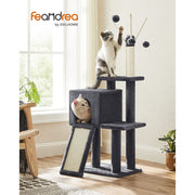 Cat Tree Tower with Scratching Posts and Platforms for Indoor Cats by Feandrea