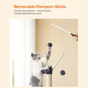 Cat Tree Tower with Scratching Posts and Platforms for Indoor Cats by Feandrea