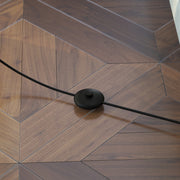 Modern Shelf Floor Lamp with Dual Ambient Lighting for Living Room or Bedroom, Black