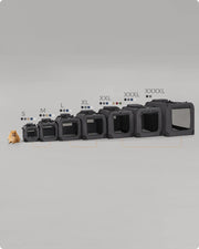 Smoke Grey Soft Sided Pet Carrier 60 x 42 x 42 cm for Travel and Vets by Feandrea