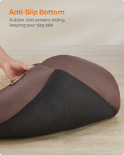 Washable Dog Bed in Coffee Brown Soft Cushioned Comfortable Pet Mattress by Feandrea