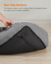 Light Grey Washable Dog Bed Small Size Comfortable Machine Washable by Feandrea